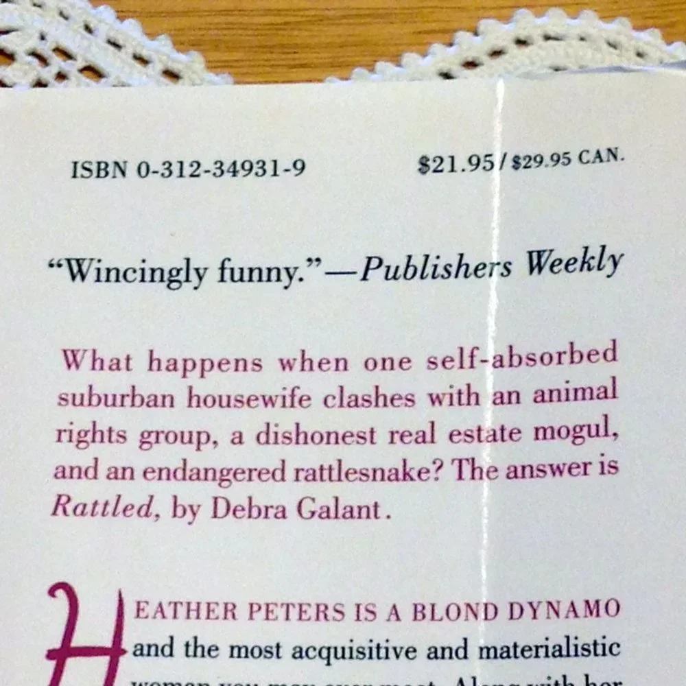 Book Sale! 3 for $10! Humor, Rattled, Debra Galant